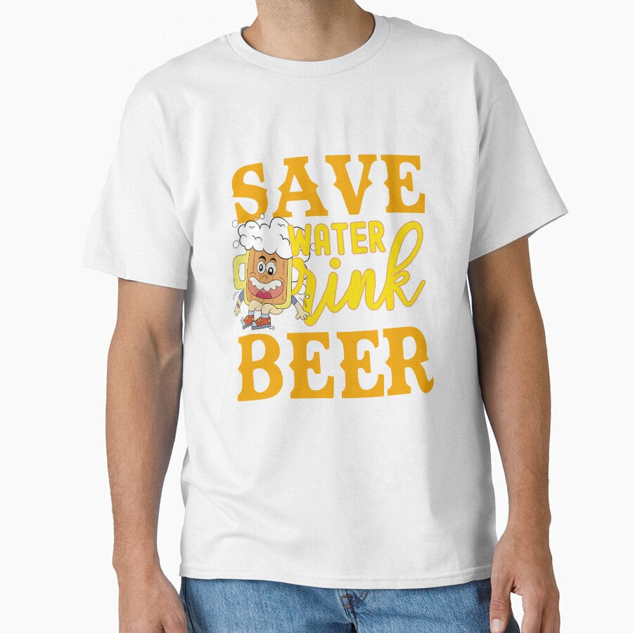 Save water drink funny beer by ImaginarStore Unisex , , , Long Sleeve Tee