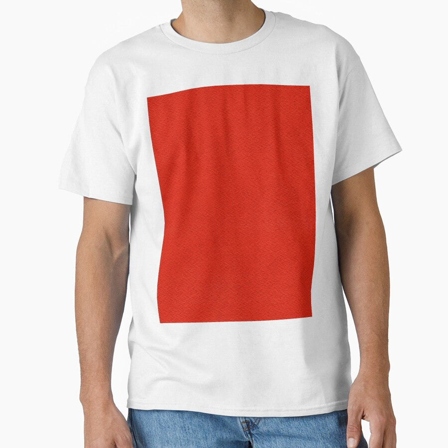 Solid Red Watercolor / Christmas Red Watercolor by Victoria Rose Unisex , , , Long Sleeve Tee