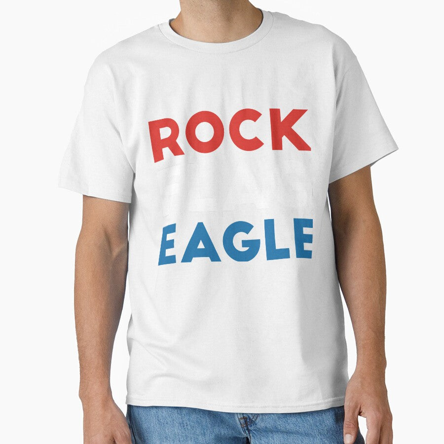 Rock Flag Eagle by RedYolk Unisex , , , Long Sleeve Tee