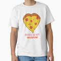 Pizza Is My Valentine - Pizza Day by ManiaTeec Unisex , , , Long Sleeve Tee