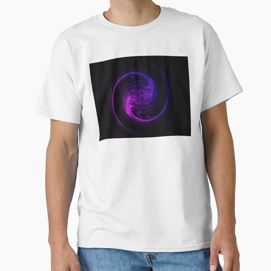 Yin Yang, Nebula by Lazy Dad Creations Unisex , , , Long Sleeve Tee