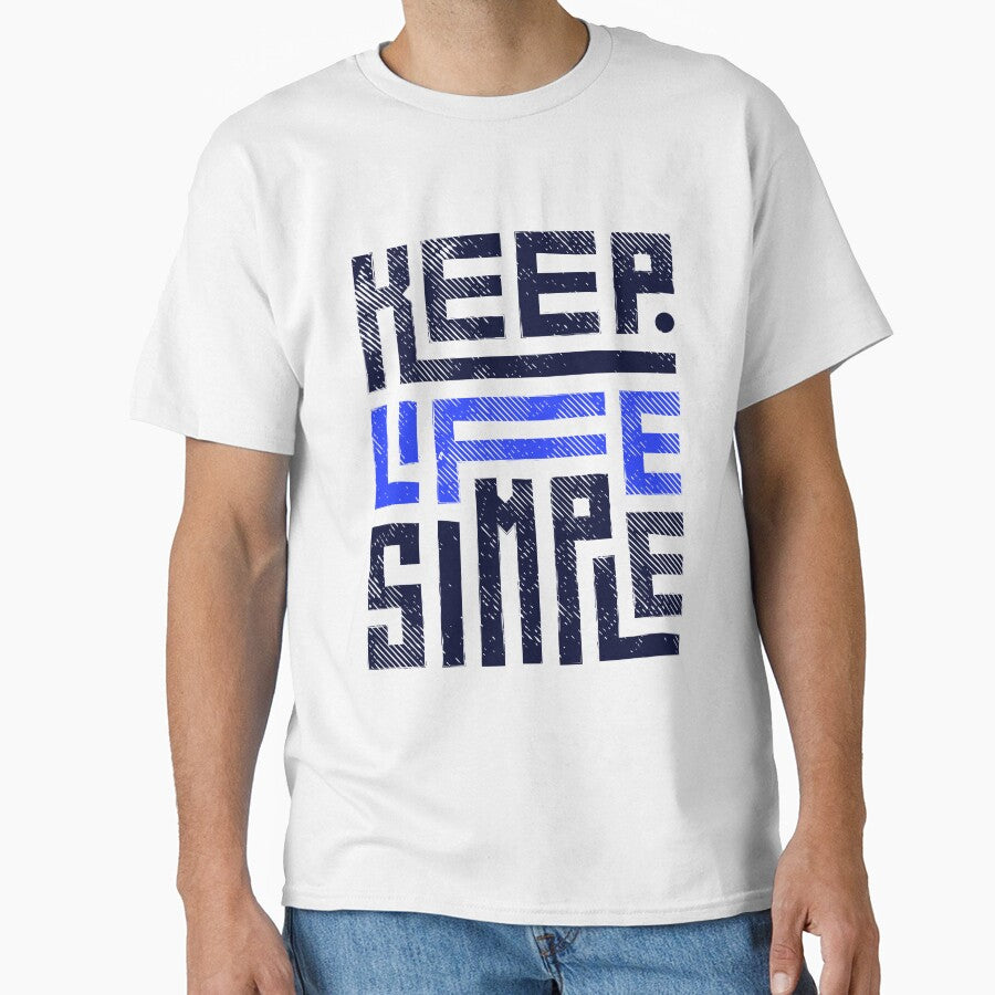 Keep life simple by Bap-tiste Unisex , , , Long Sleeve Tee