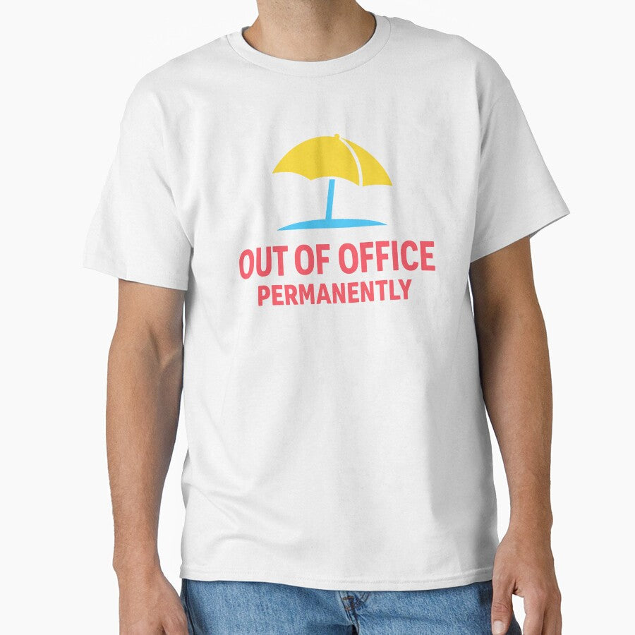 Out Of Office Permanently by xmoudx Unisex , , , Long Sleeve Tee