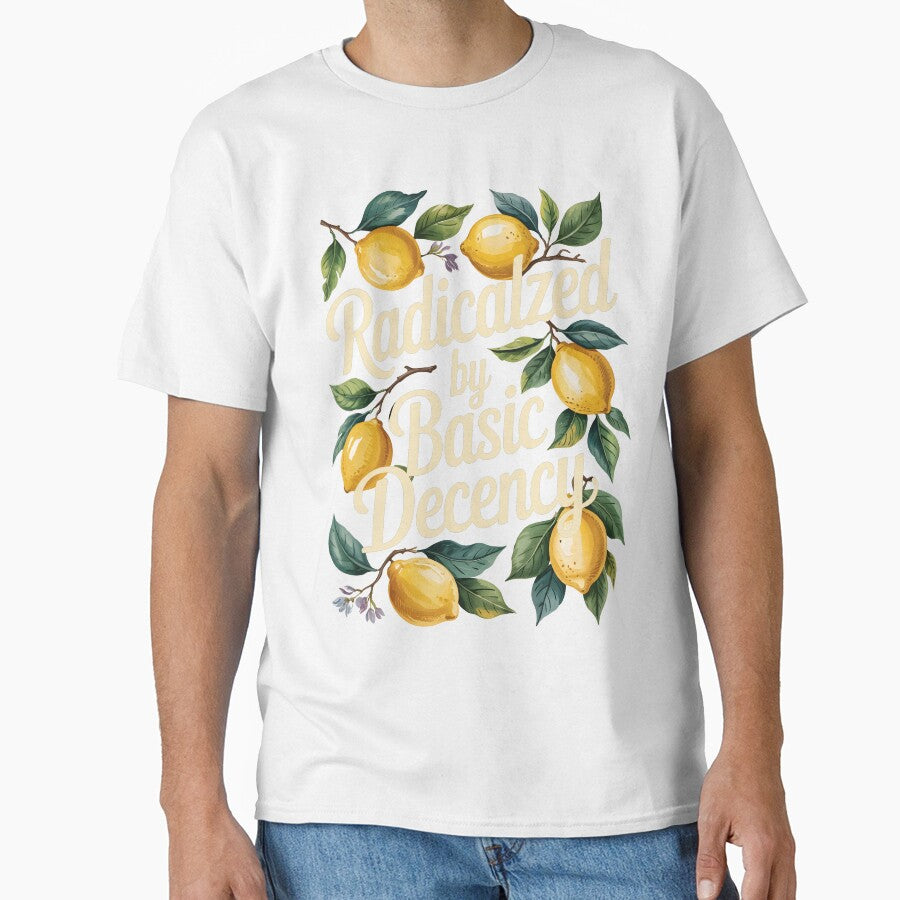 Radicalized By Basic Decency Social Democracy Womens by AniArtPL Unisex , , , Long Sleeve Tee