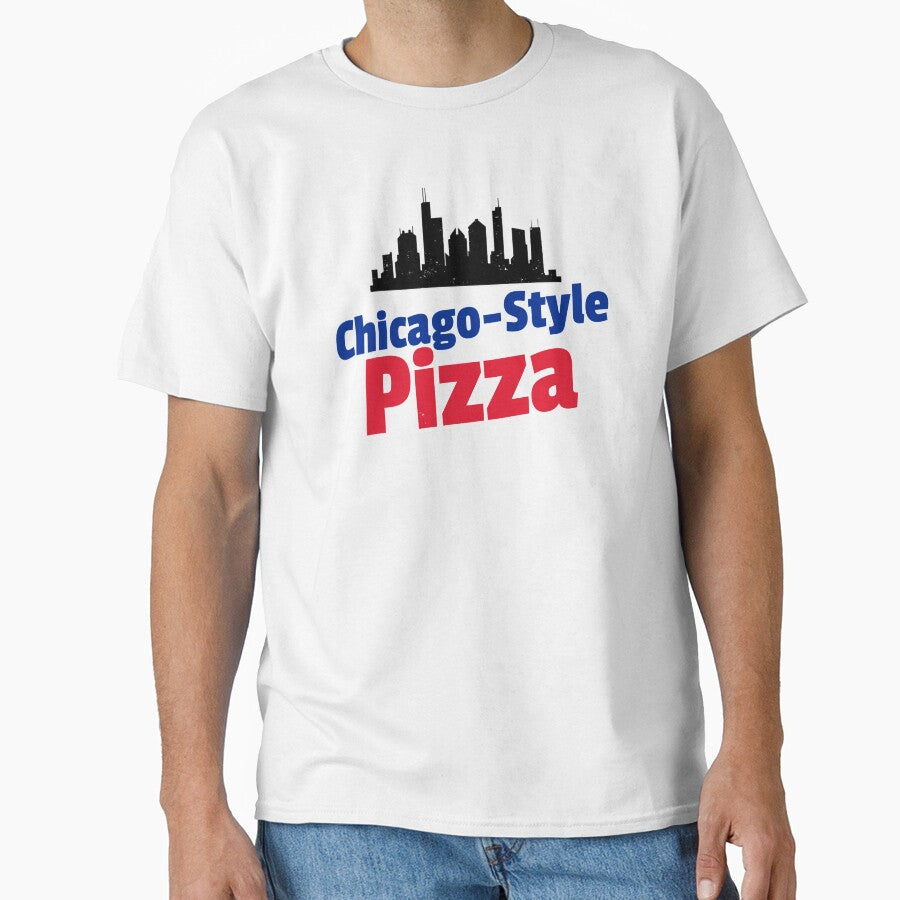 Chicago-Style Pizza by Balkanfood Unisex , , , Long Sleeve Tee