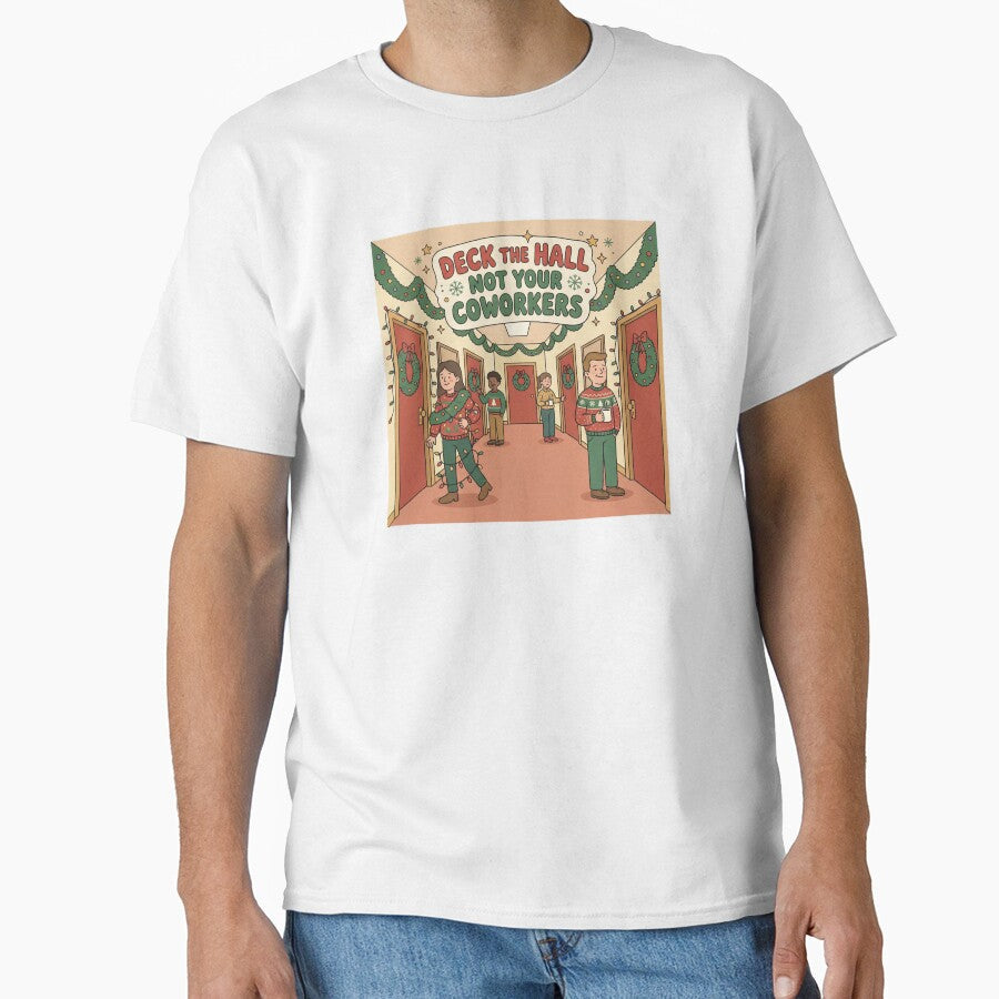 Deck the Hall by LaurannaDesign Unisex , , , Long Sleeve Tee