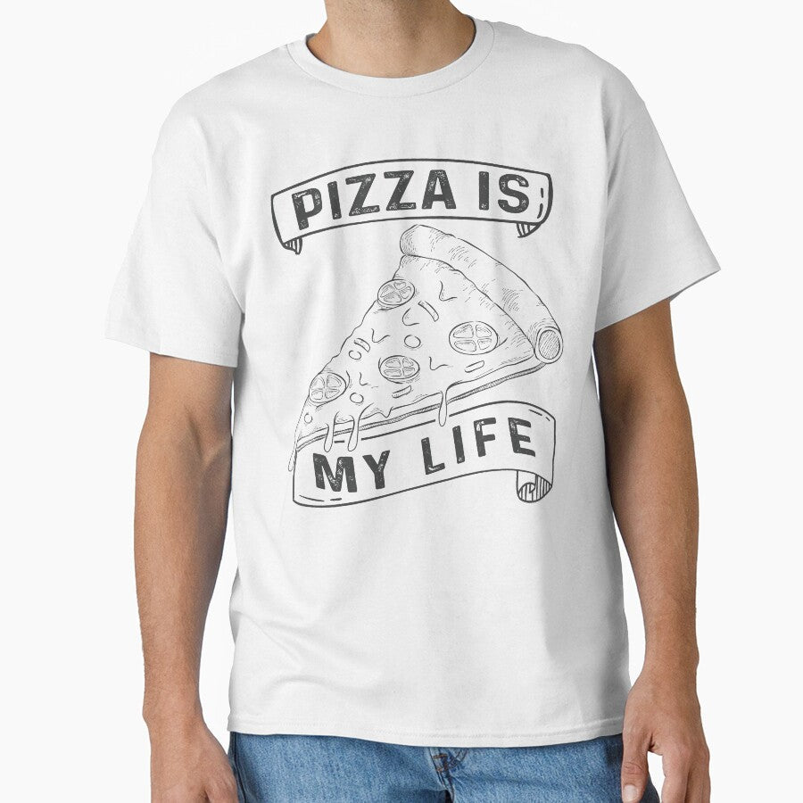 Pizza Is My Life - Pizza Lovers by bdmart33 Unisex , , , Long Sleeve Tee