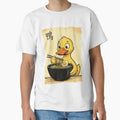 Cute Duck Eating Ramen Noodles - Kawaii Japanese Food Lover by Bongocomic Unisex , , , Long Sleeve Tee