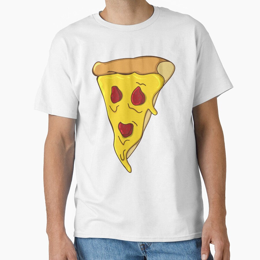 Scary Pizza Face by HappyArts90 Unisex , , , Long Sleeve Tee