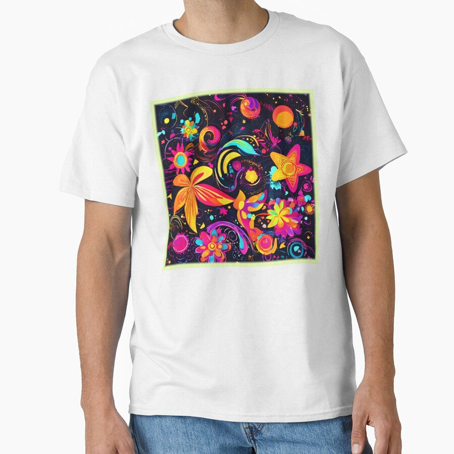 Psychedelic Floral Cosmos by Health And Fitness Posts e-Store
