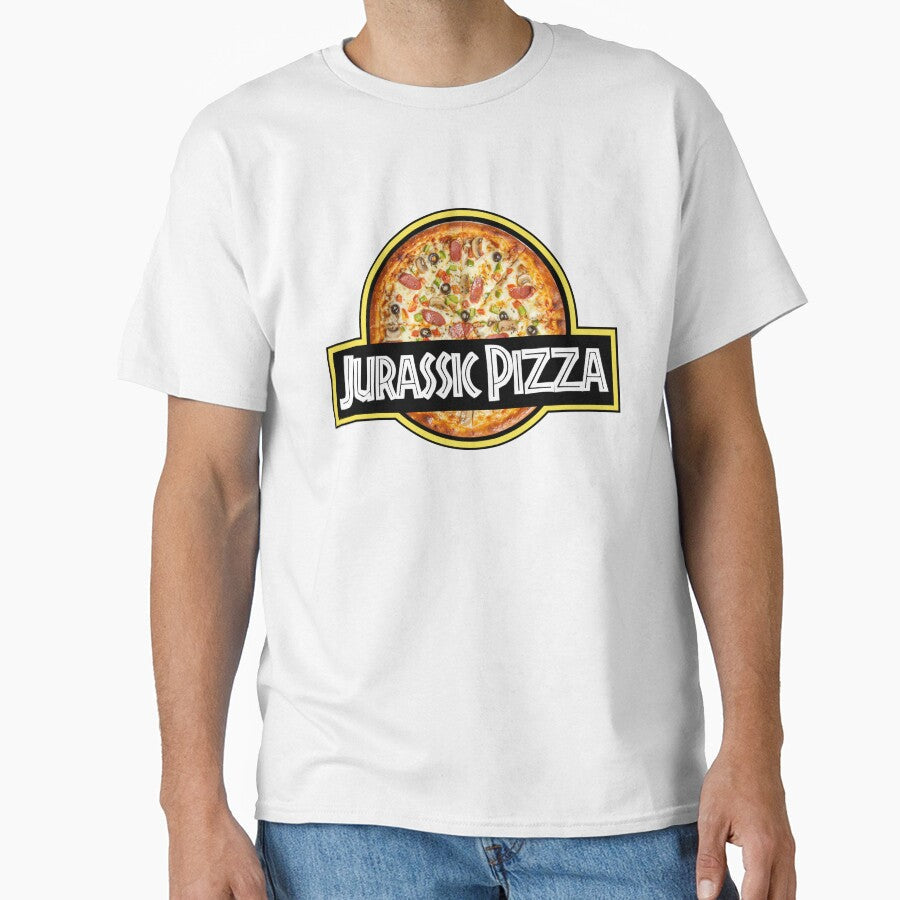 Jurassic Pizza by dibeja Unisex , , , Long Sleeve Tee