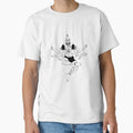 Multi-armed martial arts master sitting in a meditating stance by JohnnyFive8 Unisex , , , Long Sleeve Tee