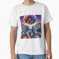 Modern Stylish Girl Art by AndreasVelas Unisex , , , Long Sleeve Tee