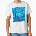 Waves 1 by HebaRK Studio Unisex , , , Long Sleeve Tee