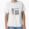 Pasta makes me happy by Mega _Tronus Unisex , , , Long Sleeve Tee