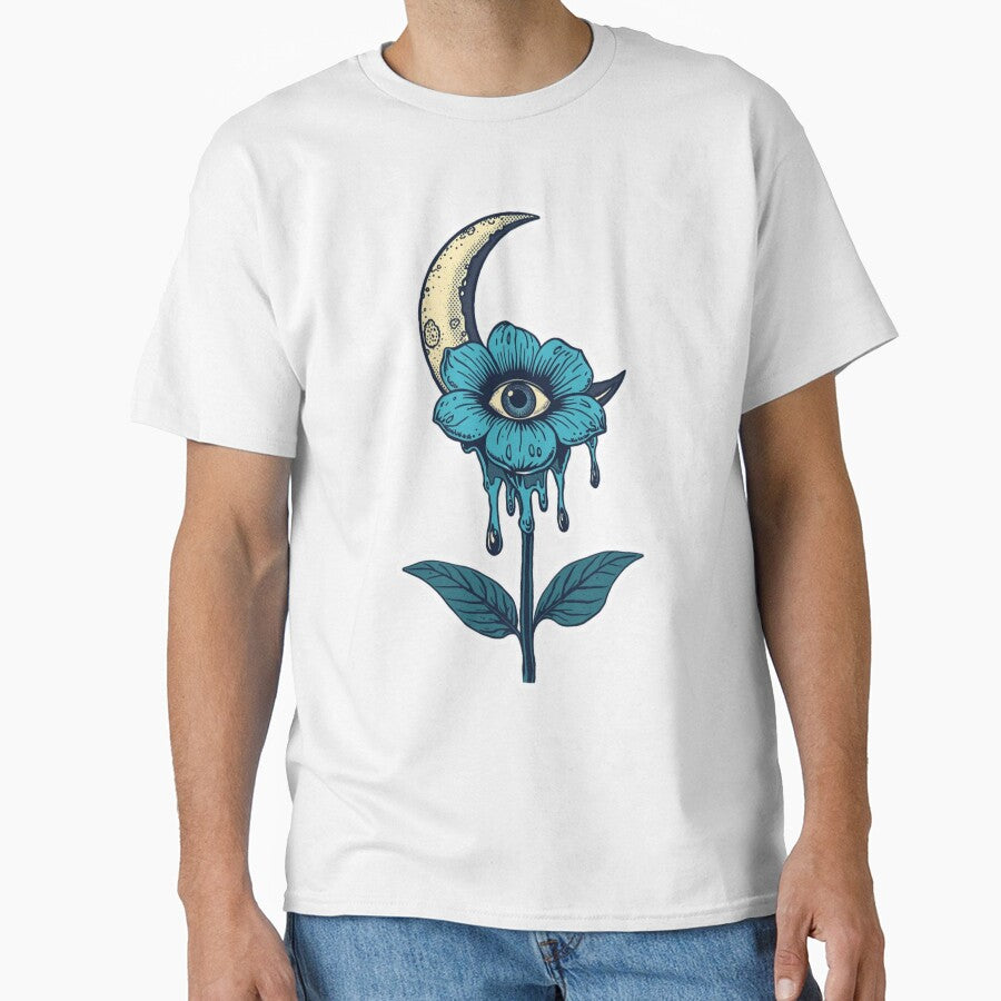 Groovy Trippy Flower Eye Psychedelic Art by shlepyart