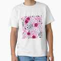 Beautiful Simple Pink Floral design aesthetic by Preety Padhiyar Unisex , , , Long Sleeve Tee