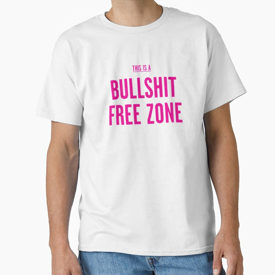 This is a bullshlt free zone t shirt by KewlMix Unisex , , , Long Sleeve Tee