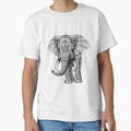 Vintage Elephant Mammal Animal Novelty by NeverLoseSF Unisex , , , Long Sleeve Tee