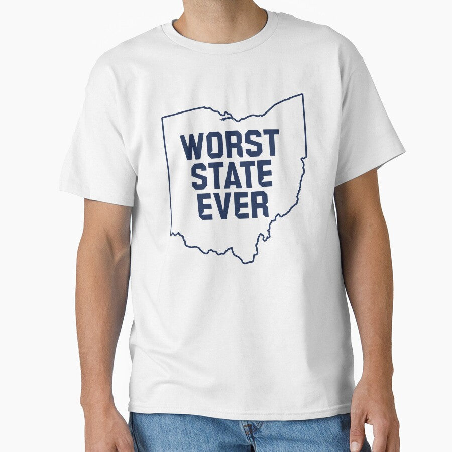Worst State Ever (Ohio) by s2ksilver Unisex , , , Long Sleeve Tee