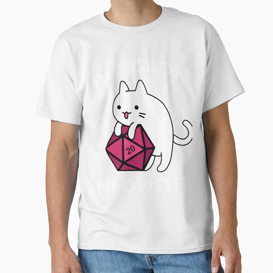 Dungeon Meowster Gamer Cat Pun Classic by NERMEN Unisex , , , Long Sleeve Tee