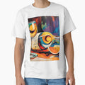 Raise a Glass to Vibrance - A Lively Abstract Celebration of Wine Color and Festive Energy by OlfactoART Studio
