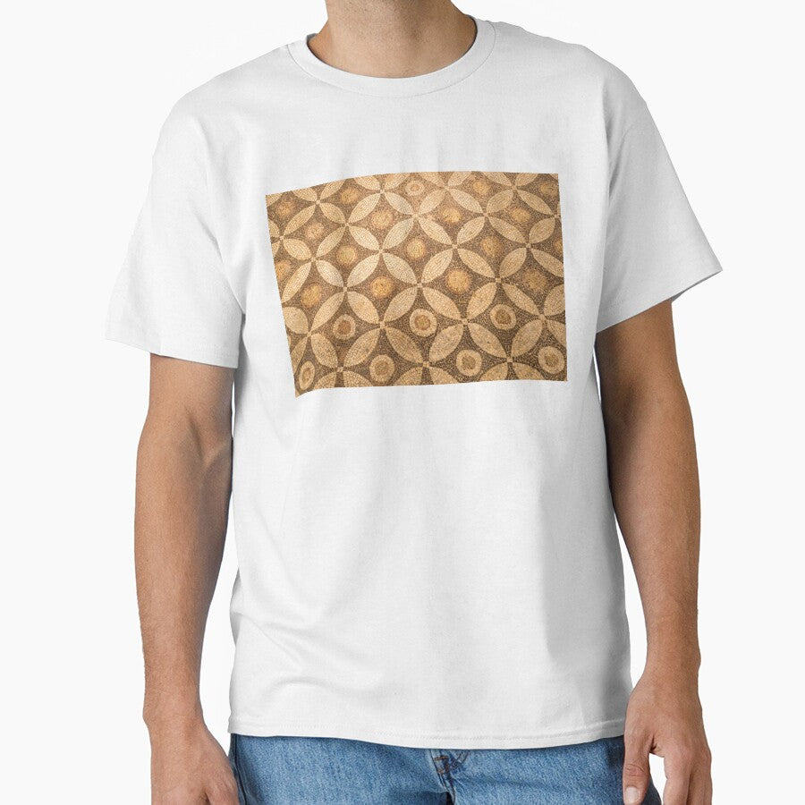 Antique Roman Mosaic Circular Pattern by Georgia Mizuleva