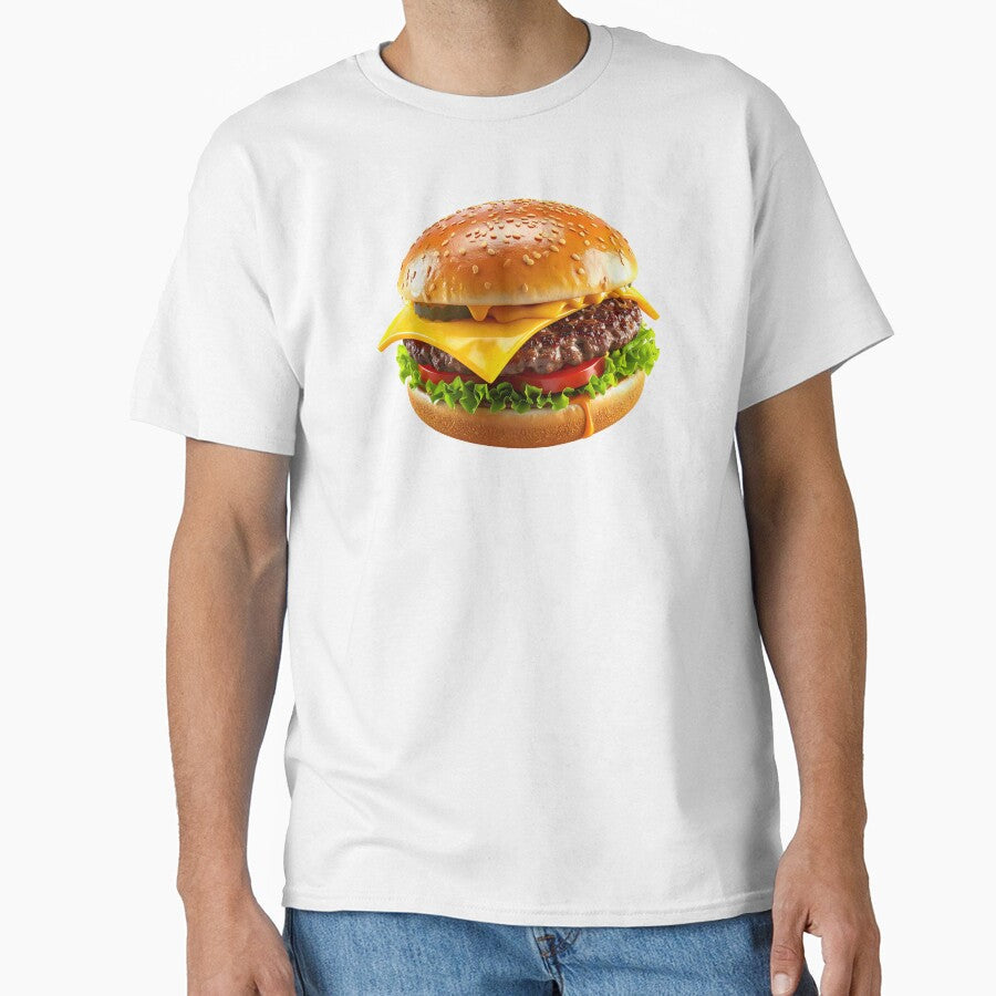Chicken Cheese Burger by SWETA HALDER Unisex , , , Long Sleeve Tee