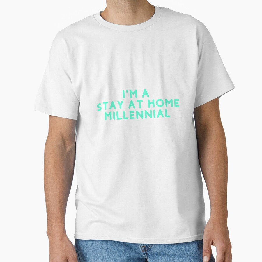I'm a Stay at Home Millennial by friendlyspoon Unisex , , , Long Sleeve Tee