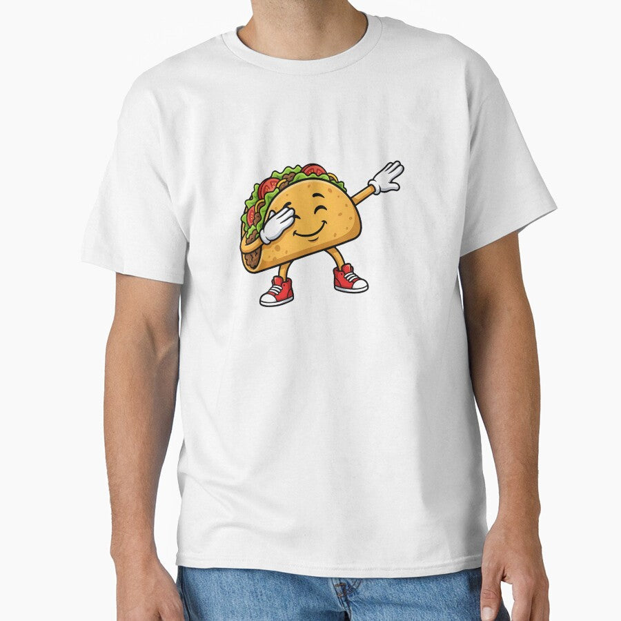 Dabbing Taco Cinco Fiesta by irifine Unisex , , , Long Sleeve Tee