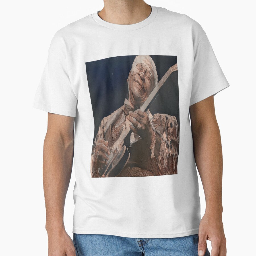 Bb-King-Illustration-Premium-Design by rafaelmona99 Unisex , , , Long Sleeve Tee
