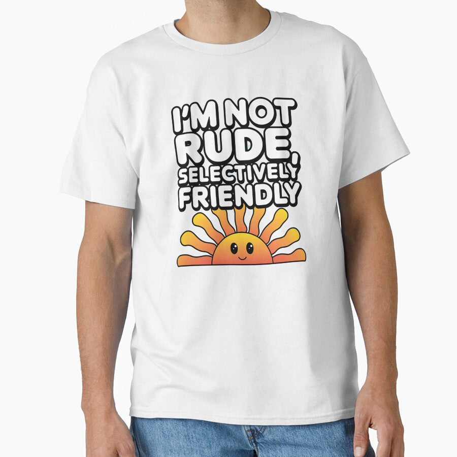 I Am Selectively Social – Introvert Humor Design by Evolved Ape Unisex , , , Long Sleeve Tee