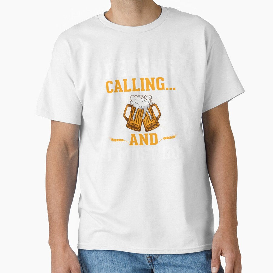 BEER IS CALLING... by brunski Unisex , , , Long Sleeve Tee