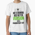 AI Office Humor Shirt – Not A Human Just Better Version of a Productivity Bot by DirectiveOffice