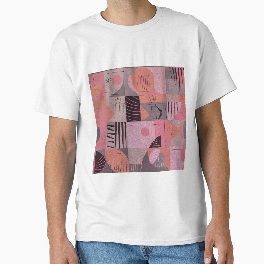 Mid-century Modern Coral, Pink and Black by Monochrome-Dog