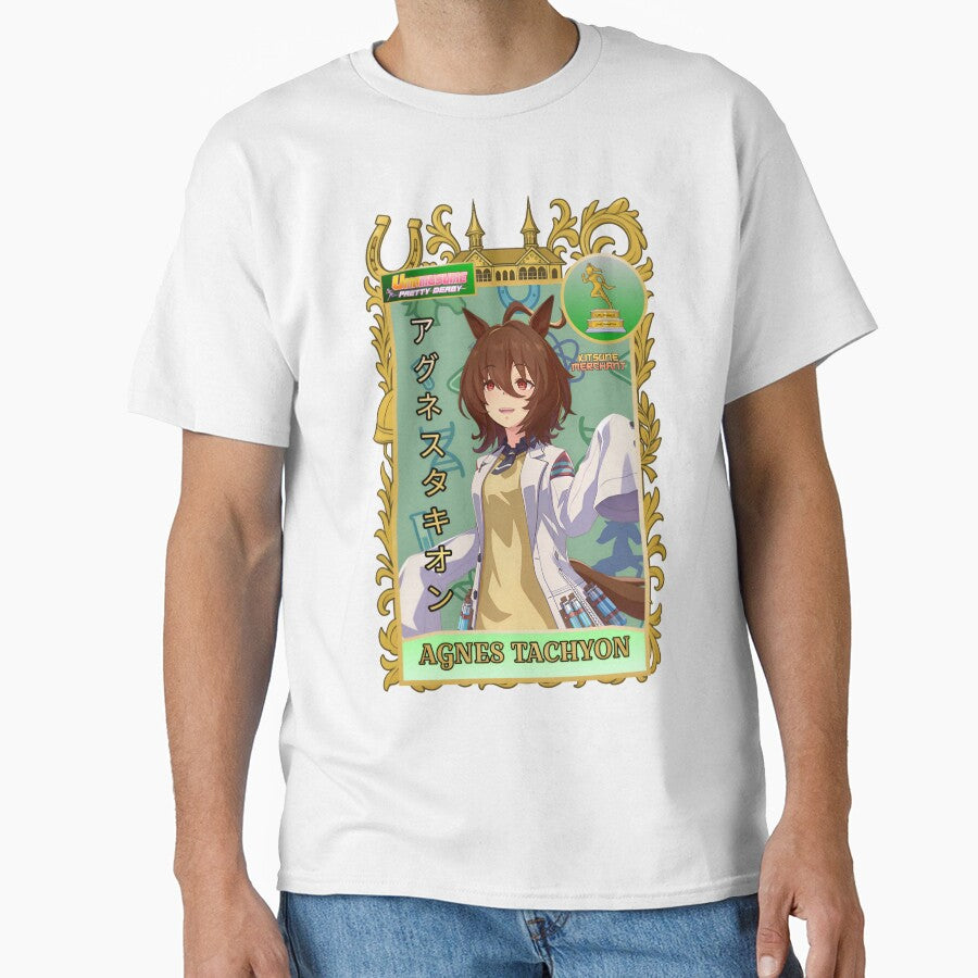 Agnes Tachyon (Umamusume) by Kitsune Merchant Unisex , , , Long Sleeve Tee