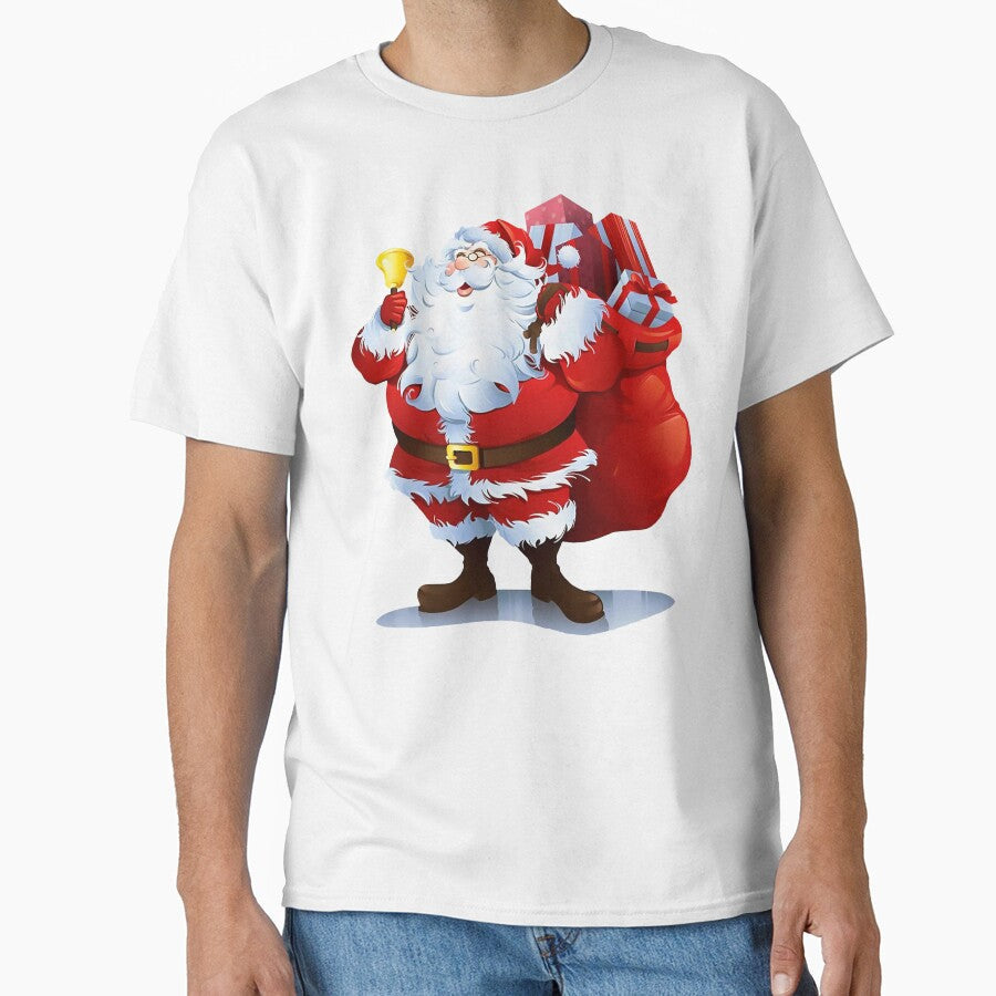 Santa by Fairyjam Unisex , , , Long Sleeve Tee