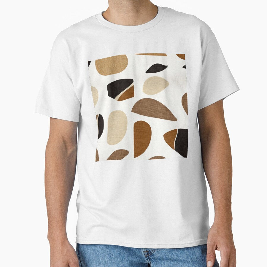 Mid-Century Modern Abstract Shapes in Earth Tones by PaintbrushPlace