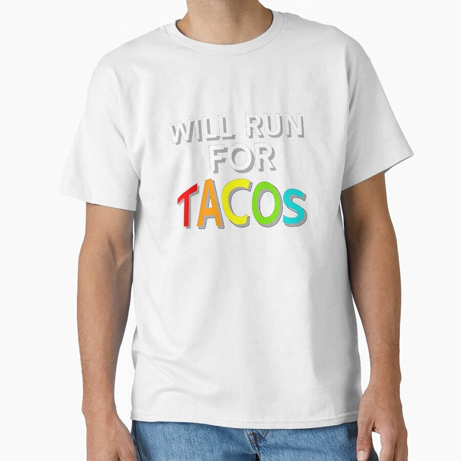 Will run for tacos by aktiveaddict Unisex , , , Long Sleeve Tee