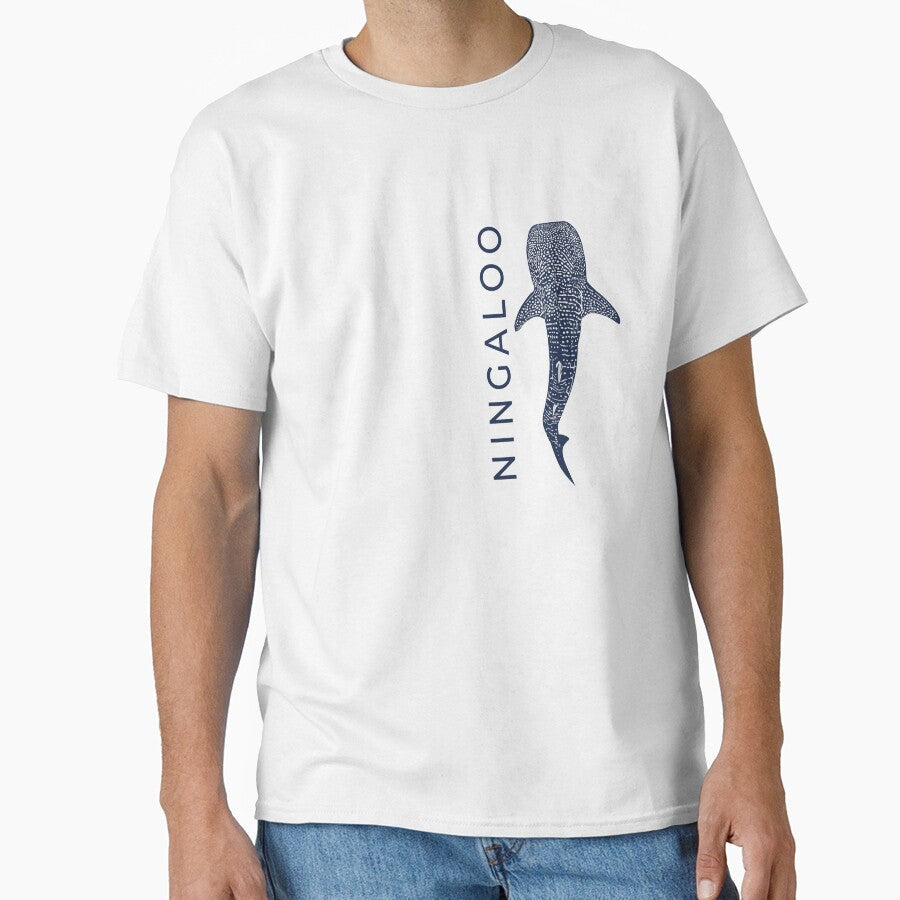 Ningaloo Whale Shark - Side by SeaLarkArt Unisex , , , Long Sleeve Tee