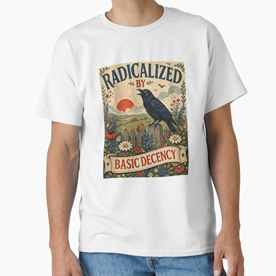 Radicalized By Basic Decency by VegaPPAr Unisex , , , Long Sleeve Tee