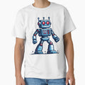 Retro Pixel Art Robot - Retro- Futuristic Design. by The-T-In-Retro