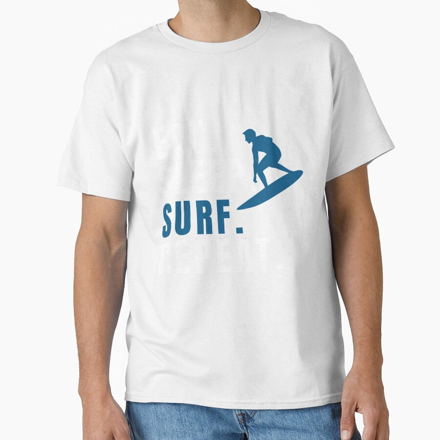 Eat Sleep Surf Repeat by colestyle Unisex , , , Long Sleeve Tee