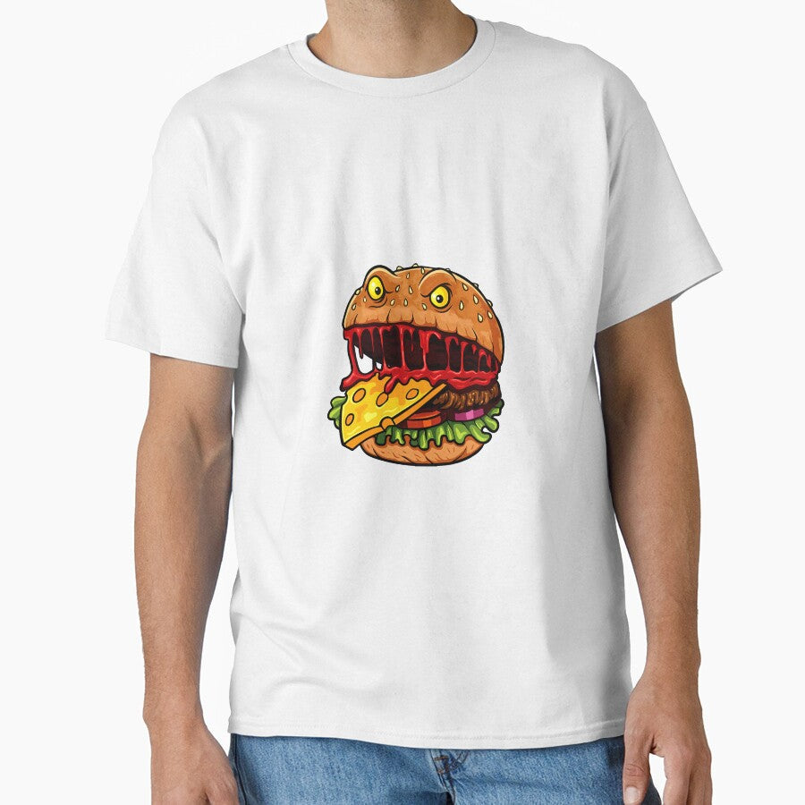 Hungry Burger Art. by Mahesh95singh Unisex , , , Long Sleeve Tee