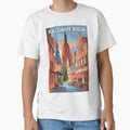 Riga Vintage Travel Poster by TravelerRat Unisex , , , Long Sleeve Tee