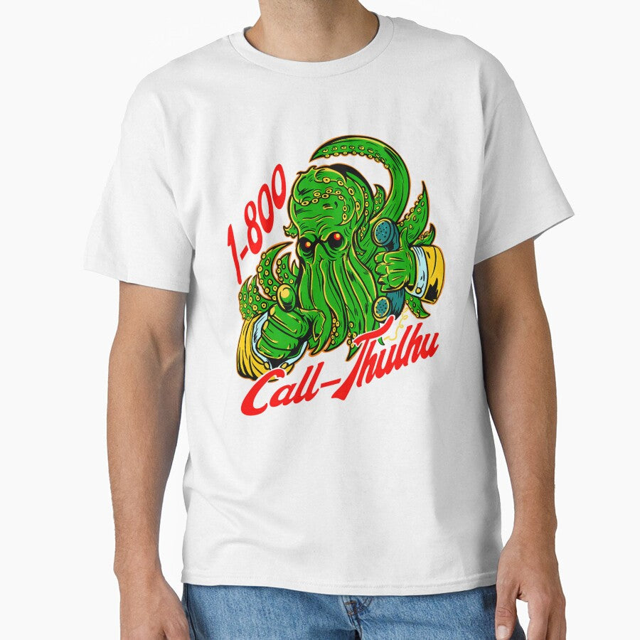 1-800-Call-Thulhu by LindaReynolds Unisex , , , Long Sleeve Tee