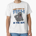Plenty of Fish In The Seal Animals Pun Sea Ocean Marine Biologist Funny by sillyquestions Unisex , , , Long Sleeve Tee