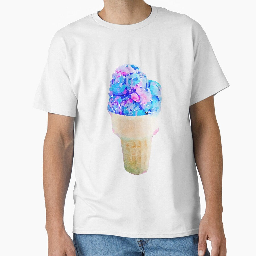Candy Floss/cotton candy Ice Cream by sillybanana Unisex , , , Long Sleeve Tee