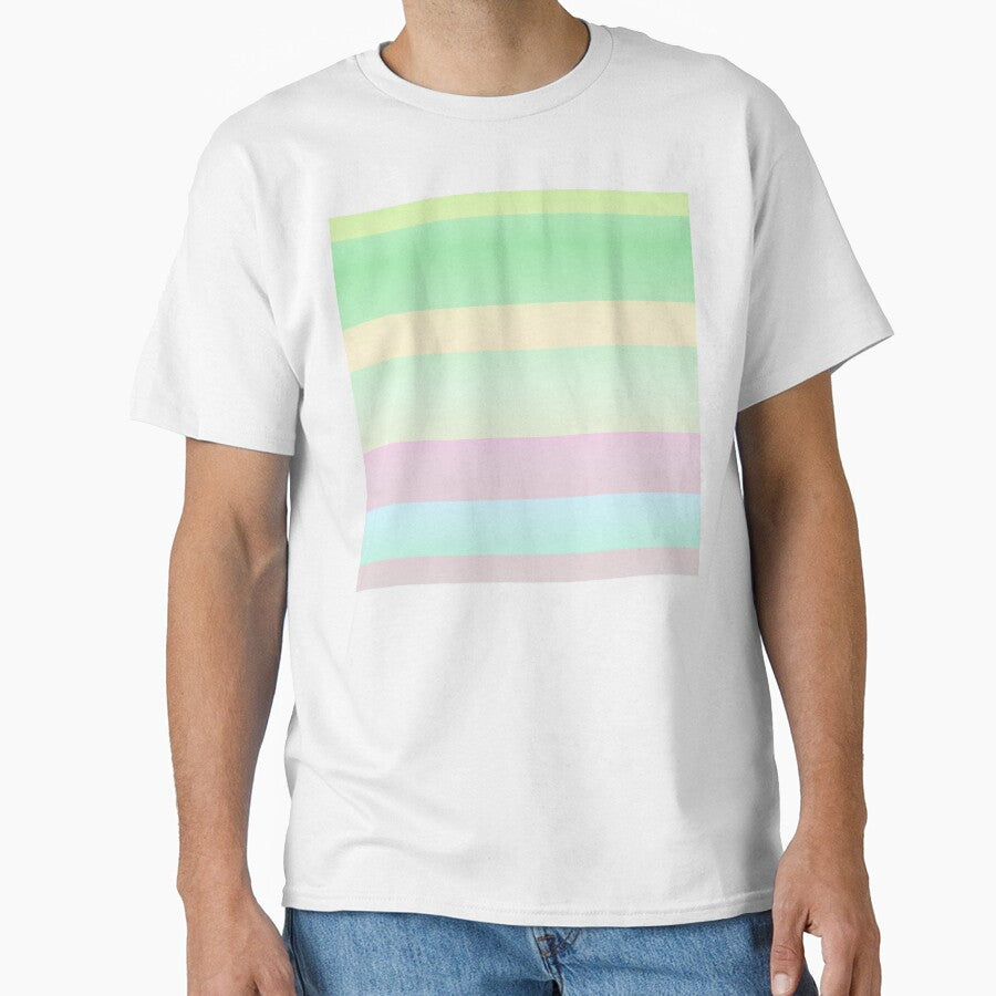 Minimalist color palette striped | Pastel color palette horizontal striped by lausn
