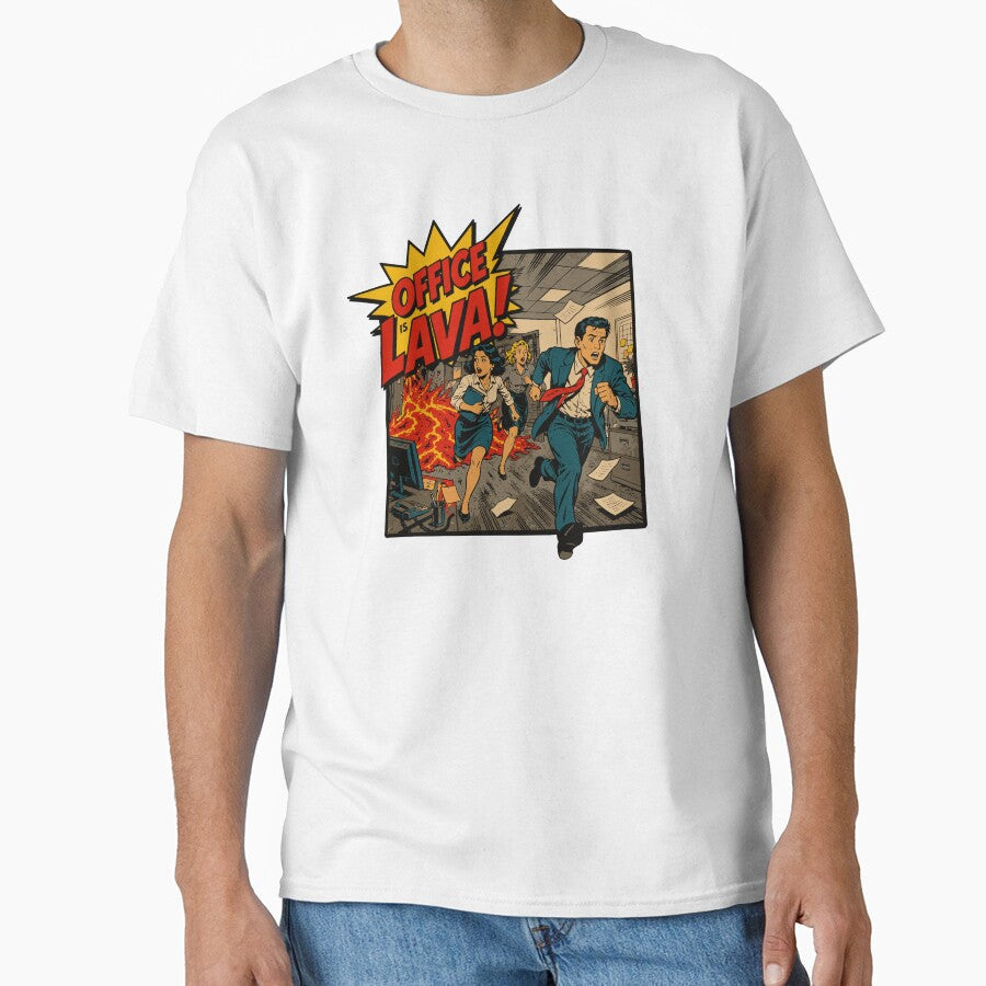 Office is Lava by BorysMano Unisex , , , Long Sleeve Tee